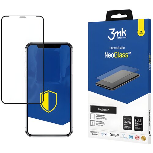 3mk NeoGlass™ zaštitno staklo za Apple iPhone 11 Pro Max - Crna KP21086 Cene
