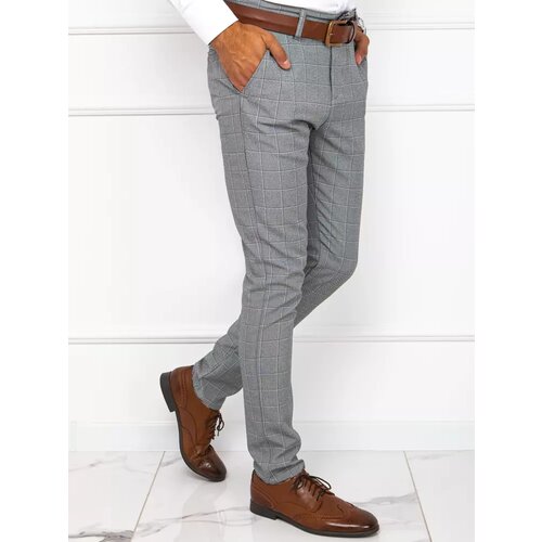 DStreet Light gray men&amp;#039;s trousers UX3775 Slike