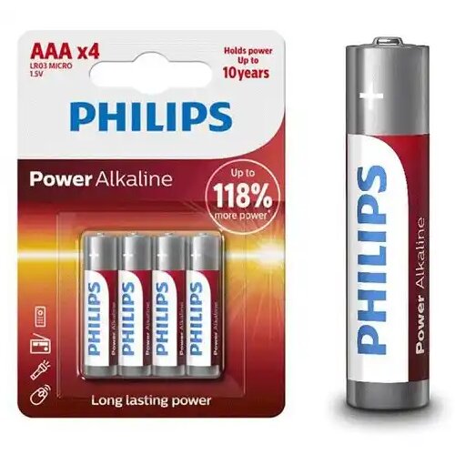 Philips baterija powerlife aaa LR03/AAA LR03P4B05 1.2V Slike