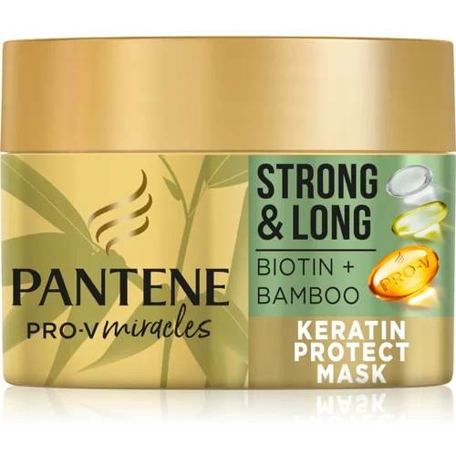 Pantene Strong & Long Biotin & Bamboo obnavljajuća maska protiv gubitka kose 160 ml