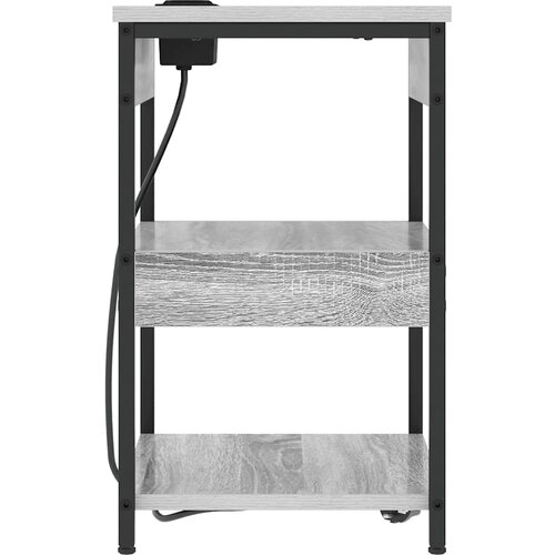  Noćni ormar Siva Sonoma 41 x 31 x 51 cm Konstruirano drvo Slike