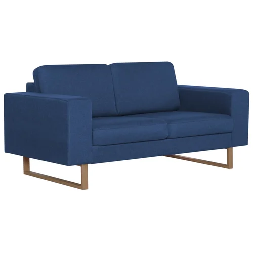 MAISON CHIC kavč - Sofa - Kanape dvosed iz blaga moder, (21726679)