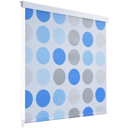 vidaXL Rolo zastor za tuš 160 x 240 cm s uzorkom krugova Cijene