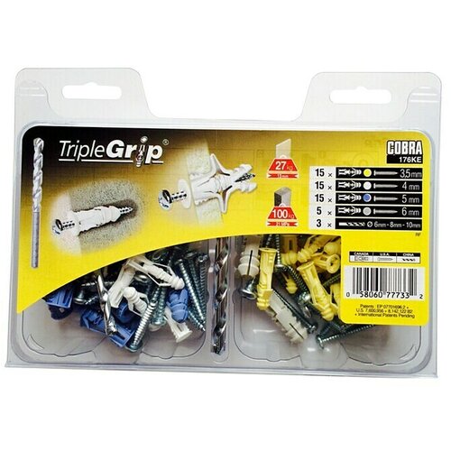 COBRA Univerzalne tiple Triple Grip 176K (50 Kom.) Cijene