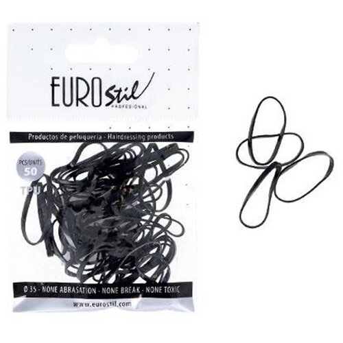 Eurostil VREČKA ZA LASE IZ ČRNE GUME 50 UN, (21334466) Cene