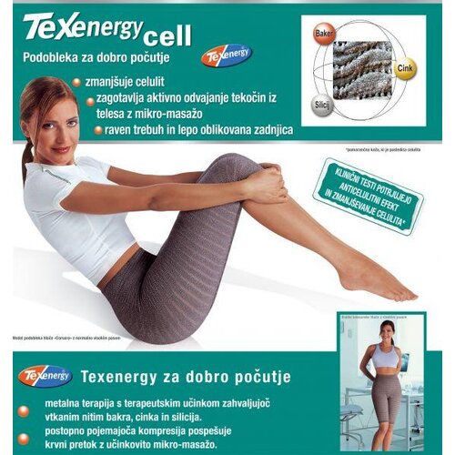 Texenergy Ženske hlače proti celulitu leggings TEX 600 Slike