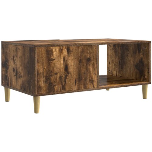  Kava Stol Dimljeni hrast 90 x 50 x 40 cm Konstruirano drvo Slike