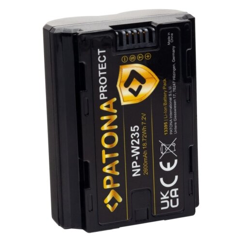 Patona Baterija za Fuji NP-W235 2600mAh Li-Ion 7,2V sa za&amp;scaron;titom za X-T4 Slike