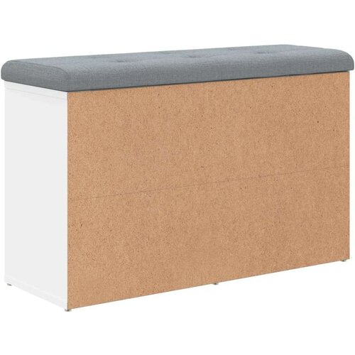 VidaXL Klop za čevlje bela 82x32x50 cm inženirski les Slike