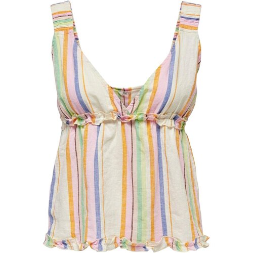Only Topi &amp;amp; Bluze TOP DE TIRANTES ANCHOS MUJER 15256367 Večbarvna Slike