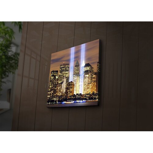 Wallity Zidna slika sa LED osvjetljenjem 4040IACT-52, 40x40 cm Cene