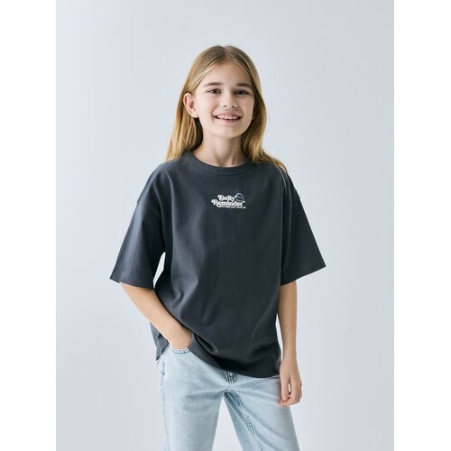 Reserved Majica kratkih rukava SmileyWorld® - tamnosivo Cene
