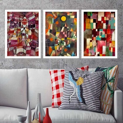 Wallity Set uramljenih slika 3BC_UN811500 , 3 dijela Cene