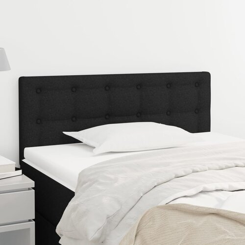vidaXL Uzglavlje crni 90x5x78/88 cm od tkanine Cijene