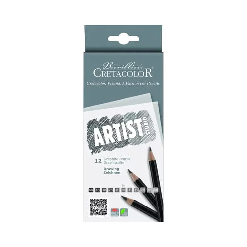 CRETACOLOR Artist Studio grafitni svinčniki - 12 k.