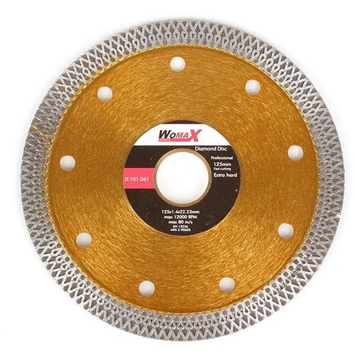 Womax Rezna ploča dijamantska 125x1,4/1.0x22,23mm Cene