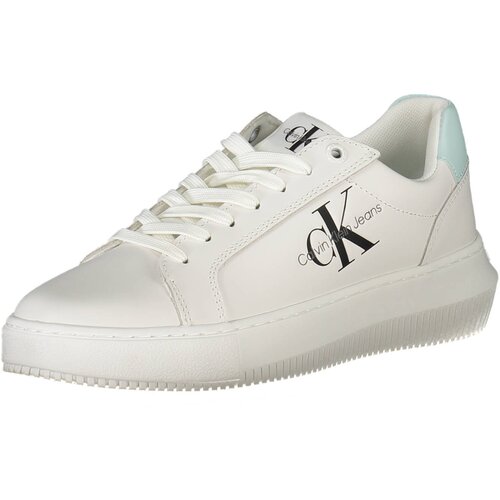 Calvin Klein White women&amp;#039;s leather sneakers Jeans Slike