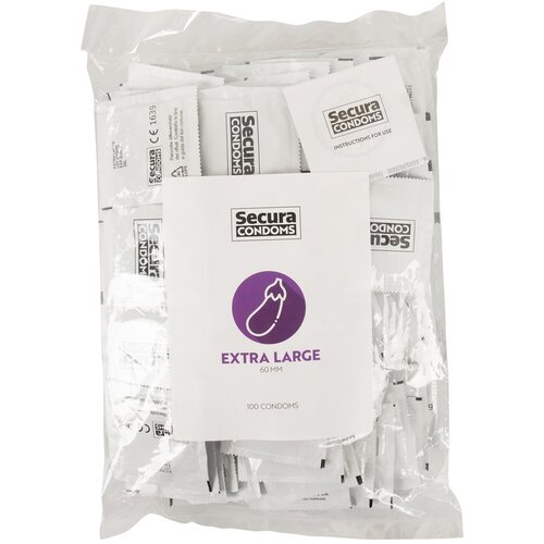 Secura Kondome Eggplant - ekstra veliki kondom - 60mm (100kom) Slike