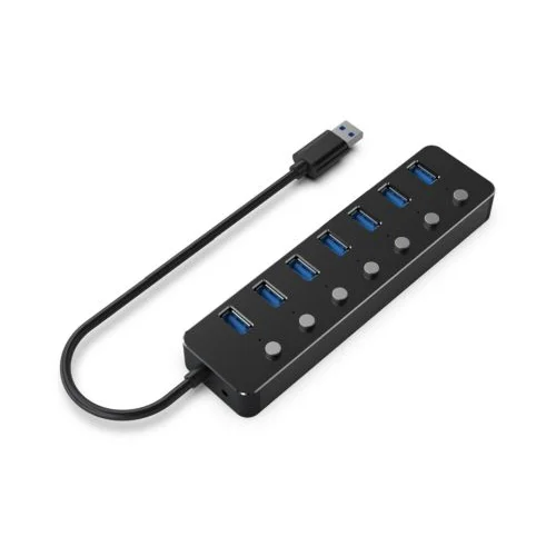  USB HUB 3.1 (Gen 1) 7 port sa prekidacima GEMBIRD UHB-U3P7P-01