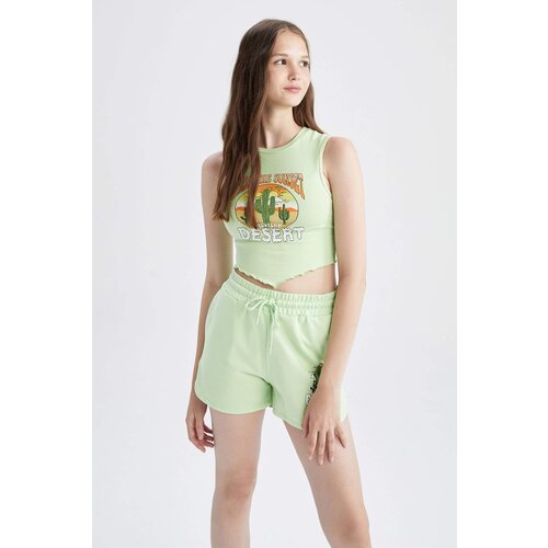 Defacto Fitted Printed Rib Singlet Slike