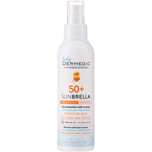 Dermedic Mleko za za&amp;scaron;titu od sunca za decu Sunbrella Babi SPF50, 150 ml Slike