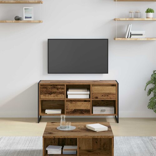 vidaXL TV ormar Staro drvo 100 x 36 x 49,5 cm Konstruirano drvo Cene