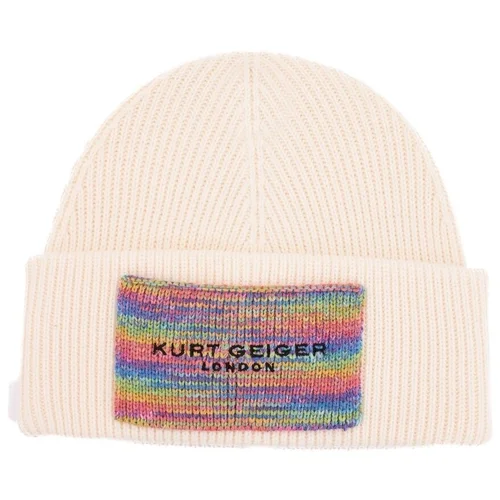 Kurt Geiger London Kape s šiltom KGL KNITTED BEANIE Bež