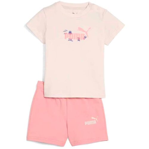 Puma Minicats Sandy Adventures Tee And Shorts Set Inf Devojčice Uzrasta 0-4 Godine Cene
