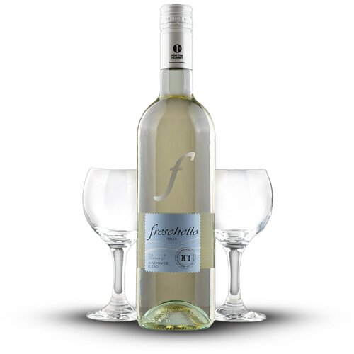 Cielo E Terra belo vino bianco vino i 2 čaše freschello, 0,75l Cene