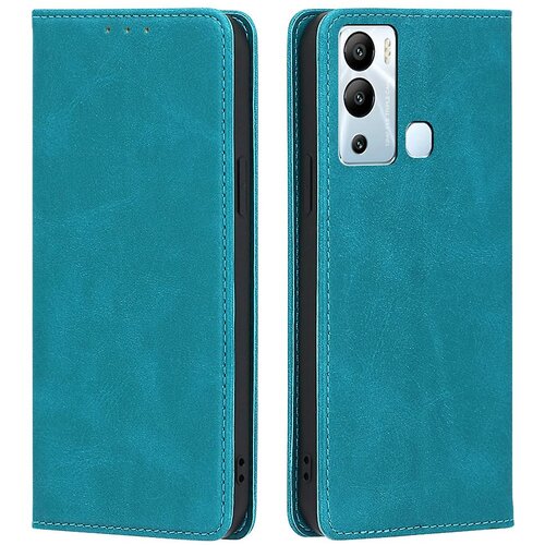 INORCO Za Infinix Hot 12i 4G PU usnje+TPU telefonska torbica s telečjo teksturo, magnetno zapiranje, pokrov stojala za denarnico, (22036996) Slike
