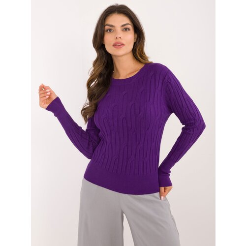 Wool Fashion Italia Sweater-AT-SW-2338-2.61-dark purple Cene