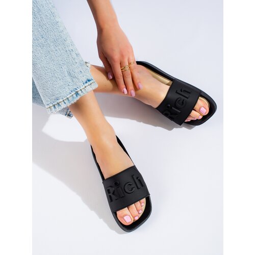 W. POTOCKI Black women&amp;#039;s slippers Potocki Slike