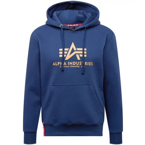 Alpha Industries Sweater majica plava / narančasta