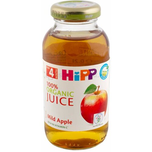 Hipp sok jabuka blagi 200 ml Slike