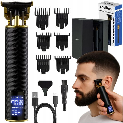  Nehrđajući čelik bežični brijač i brijač za kosu i brada USB crna Cijene
