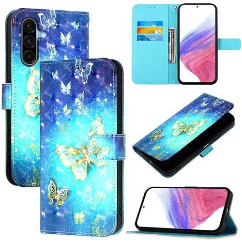 SUNSKY Eleganten etui ovitek za Samsung A36 in A56, Zlat metulj Cene