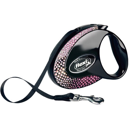 Flexi Glam Elegance Composition M traka 5 m crna Cene