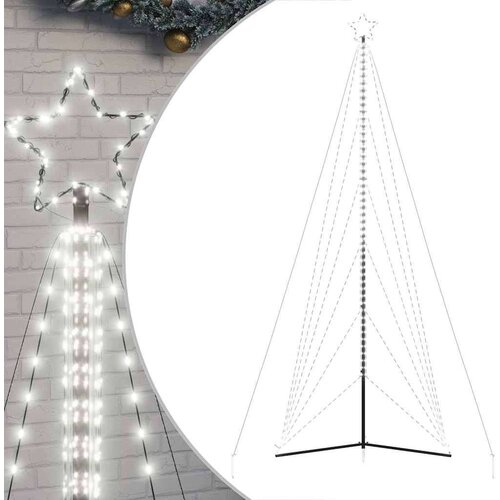 VidaXL LED božićno drvce 861 LED hladno bijelo 478 cm Slike