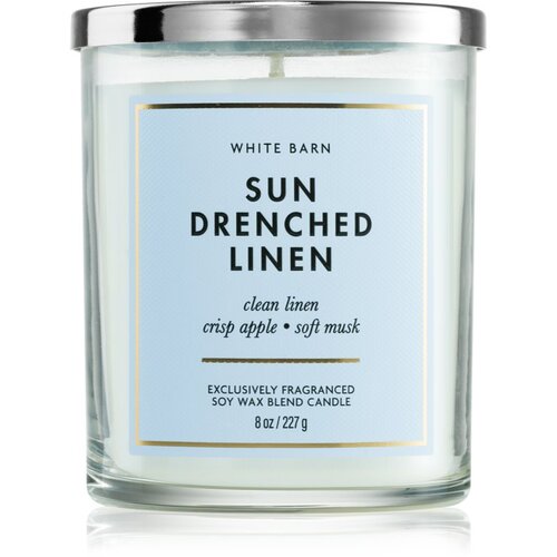 Bath & Body Works Sun-Drenched Linen dišeča sveča 227 g Cene