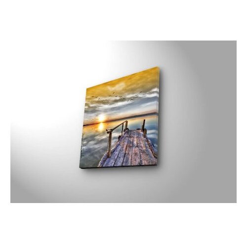 Wallity 2828İACT-5 multicolor decorative led lighted canvas painting Cene