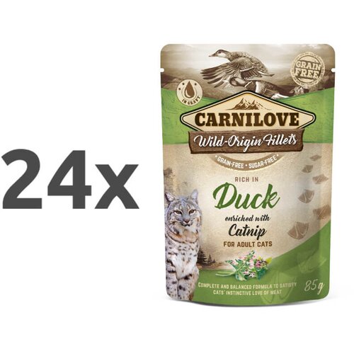Carnilove cat wmm adult - raca &amp;amp; mačja meta, 85 g 24 x 85 g Slike