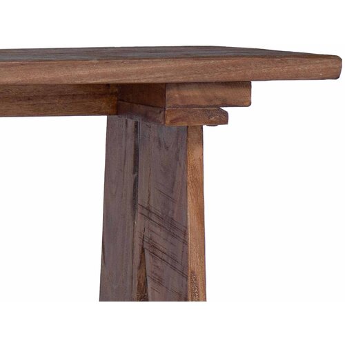  Klupa Prirodna 100 x 30 x 51 cm Čvrsto drvo iz reciklaže Slike