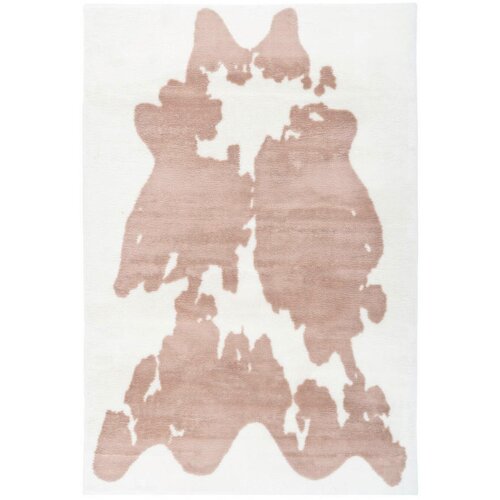 Kayoom PREPROGA Z VISOKIM FLOROM Rabbit Animal Taupe / Wei&szlig; 120/160 cm taftano bela, rjavosiva Cene