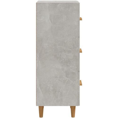  Komoda siva boja betona 34,5x34x90 cm od konstruiranog drva Slike