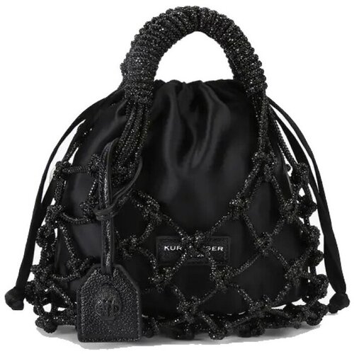Kurt Geiger London SM MACRAME CRYSTAK BAG Crna Cijene