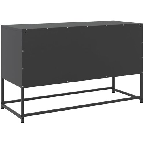  ormarić crni 100,5x39x60,5 cm čelični Slike