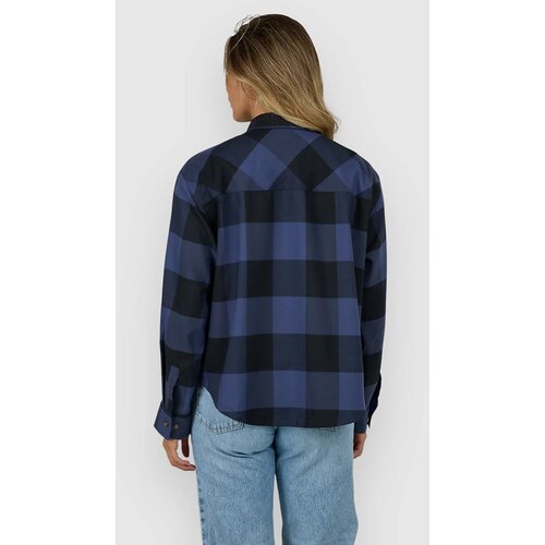 Salty Crew Fathom Flannel Shirt indigo Slike