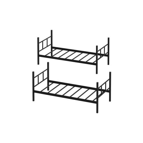 Hanah home Defne krevet na sprat, 90x190 cm, crna Slike