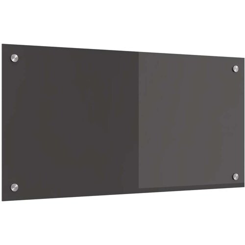 vidaXL Kuhinjska obloga Temno siva Kaljeno steklo 80 x 40 x 0.6 cm Cene