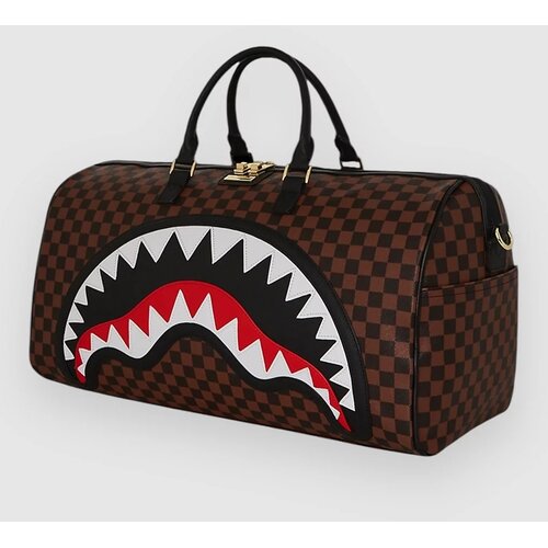 Sprayground Sawtooth Sharks In Paris Duffle Potovalka brown checkered Cene